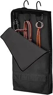 Bridle Bag with Hooks, Padded Halter for Horses, Waterproof Horse Tack Bag, Horse Bridle Bag Organizer, Horse Tack Organization Pouch, Bridle and Halter Storage Bag, Equestrian Bridle Bag with Hooks