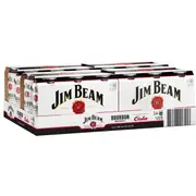 Jim Beam White Label Bourbon & Cola Cans 375ml x24 Case