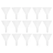 15 Pcs Laboratory Funnel Spill Proof Kit Radiator Flask Coolant Small