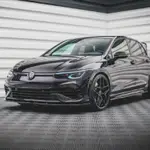 VW GOLF8 GOLF R LINE 8 八代 前下 後下 側裙 鴨尾 尾翼 MAXTON DESIGN 【YG】