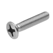 M5x25mm Flat Countersunk Head Phillips Machine Socket Screws Bolts G304 Stainless Steel Fully Threaded Metric Assortment Industry Furniture