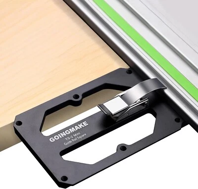Compact Guide Rail Square with Edge Support Track Saw Square Track Saw Rail Squa