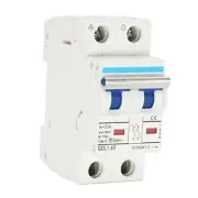 2 Pole DC Miniature Circuit Breaker, 500V 32 Amp DC Breaker Solar 32A