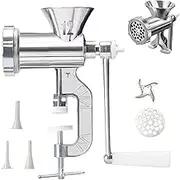 Meat Grinder Heavy Duty - Alloy Meat Mincer Sausage Grinder | Heavy Duty Kitchen Tools Food Processor with Grinding Plate and Stuffer Tubes for Home and Commercial Use