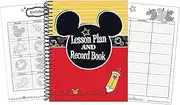 Eureka Mickey Color Pop! Back to School Classroom Supplies Record and Lesson Plan Book for Teachers, 8.5'' x 11'', 40 Weeks