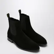 [Doucal's] Black suede ankle boot 42 IT Black
