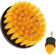 GARVALON 2pcs Car Cleaning Brush Kit Versatile Drill Brush Efficient Stain Removal Durable Cleaning Tools for Interior Exterior Wheel Dashboard and Household Use