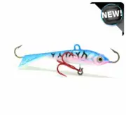 Clam Tikka Mino 5/16 oz - Glow Rainbow Tiger - 1 15/16" Puppet Minnow Darter