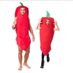 兒童角色扮演服裝 萬聖節舞會派對小辣椒COSPLAY服飾 蔬菜水果角色扮演道具連體衣
