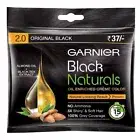 Garnier Black Natural cream 2.0 Original Black Hair Colour Cream (Pack of 8)