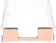 ERINGOGO Clear Memo Pad Holder Versatile Organizer for Notepads Business Cards Office Supplies Finish Smooth Surface to Prevent Desk Scratches for Home Office Use