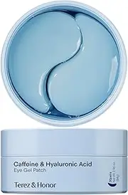 Under Eye Patches for Dark Circles: Puffiness & Eye Bag Gel Mask with Caffeine Hyaluronic Acid Niacinamide - for Undereye Hydrating Wrinkle & Cooling - Korean Skincare, Vegan Cruelty-Free, 30 Pairs