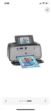 HP Photosmart A646 Digital Photo Inkjet Bluetooth Printer Touch Smart & Carrying