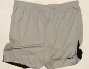 Nike Dri-Fit Men’s Drawstring Pocketless Athletic Activewear Gym Shorts XL Gray