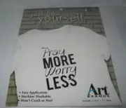 Art Brands - Iron on Transfer - Pray More Worry Less
