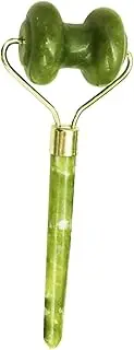 HONMEET Natural Jade Roller Massager for Facial Massage and Skin Care Portable Beauty Tool for Aging and Wrinkle Reduction Smooth Finish for Comfortable Use