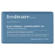 Freshwater Farm Blue Cypress + Juniper Berry Oil Body Bar 200g