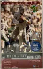 1999 UPPER DECK NFL FOOTBALL HOBBY BOX 24 PACKS DONOVAN MCNABB RC NEW SEALED