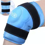 REVIX 20'' XXXL Knee Ice Pack Wrap around Entire Knee after Surgery, Large Ic...