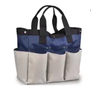 Sogcase Garden Tool Bag Gardening Tote With Zippers Pockets Canvas Storage Bag