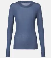 [Joseph] Joseph Cashmere top AU 6 blue