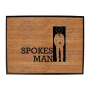 Cycling Rltw Spokes Man - Funny Novelty Doormat Man Cave Floor mat