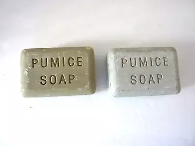 Vintage Lot of 2 Bars of Pumice Triple S Unwrapped Bar Soap.