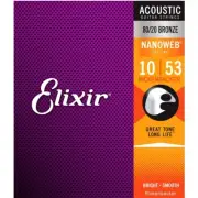 Elixir Nanoweb Coated 80/20 Bronze Acoustic Rickenbacker Special - 10 14 24 32 4