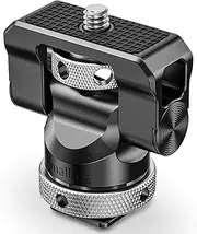SMALLRIG Mini Hot Shoe Stand Camera Monitor Mount 140 Degree Upper Rotation 360 Degree Base Rotation- BSE2346