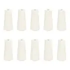 10Pcs Cord Knobs, 35mm Window Blind Tassels Wooden Pull Cord, White
