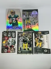 (5) LOT Aaron Rodgers - 2012 Topps Platinum HOLO + Prestige, Score Inserts