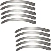 Pack of 10 Handles for Kitchen Cabinets, 160 mm Hole Spacing, Kitchen Handles, Brushed Stainless Steel, Drawer Handles, Door Handles, Kitchen