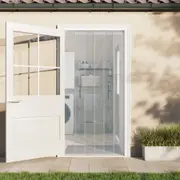 vidaXL Door Curtain Transparent 200 mmx1.6 mm 10 m PVC