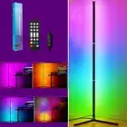 RGB LED Corner Floor Lamp 16 Million DIY Colors Scene Music Sync for Living Roo