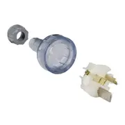 Clipsal Flexible Cord Plug Top Rewireable 3 Pin 15Amp Transparent - 439S15