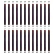 24Pcs Metal Internal Flex Frame, 18cm/7.1" Purse Frame Handbag Hinges, Silver