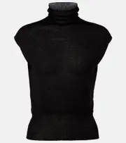 [Rick Owens] Rick Owens Turtle virgin wool top AU 16 black