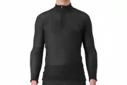 CASTELLI COLD DAYS SECOND LAYER LONG SLEEVE BASELAYER, MEN’S MEDIUM, BLACK
