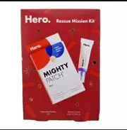 HERO Mighty Patch & Rescue Balm Recovery Cream Acne Pimple 12 patches, 5ml cream