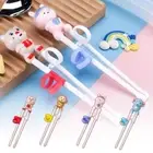 Children Kids Learning Chopstick Toddler Beginner Training Eating Tools F4C7