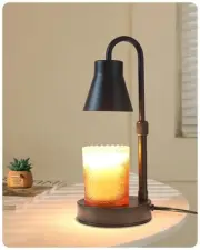 Candle Warmer Lamp with Adjustable Height, Stepless Dimming Function-Home Dec...