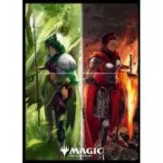 Ensky 80 Magic MTG Players Card Sleeves Wilds of Eldraine WOE Parallel Lives