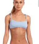 Vitamin A EcoLux Bella Celeste Bikini Top Light Blue Size Small-Medium