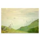 Claude Monet Canvas Wall Art,Cliffs at Pourville Print Poster,Landscape Pictu...