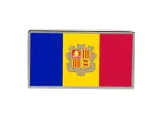 Andorra Flag Lapel Pin Badge