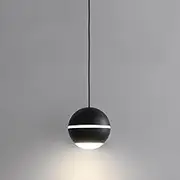 LED Globe Pendant Light Modern Hanging Lamp Mini Drop Ceiling Lighting Fixture, 3 Color Mode Bedroom Bedside Lights(Dark)