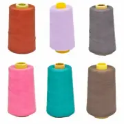 New 6000 Yards T24 Polyester Thread Cones