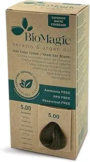 Bio Magic Permanent Hair Colour Cream, Light Brown, 1 count