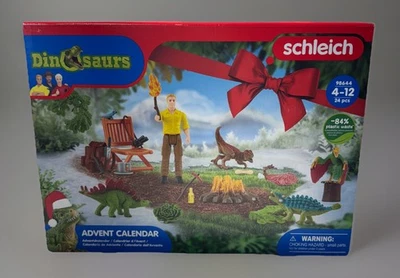 Schleich Dinosaurs Advent Calendar 2022 Quality Dinosaur Figures 98644 Brand New