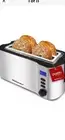 Elite Gourmet ECT4400B#Long Slot 4 Slice Toaster, 6 Toast Settings Toaster Slide